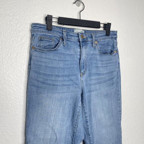 Universal Thread Womens Jeans Size 10R High Rise Slim Straight Denim Blue - Picture 9 of 14